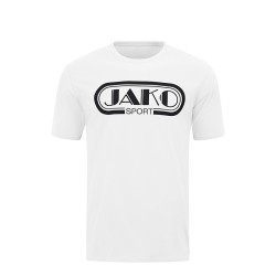 T-Shirt Retro weiß