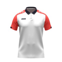 Polo Dynamic weiß/coral/marine